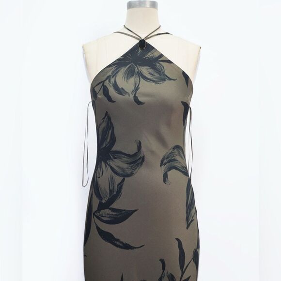 NWOT REFORMATION Zinna Satin Dress in isadora Evening Gown, size US2 & 4 - Picture 8 of 15